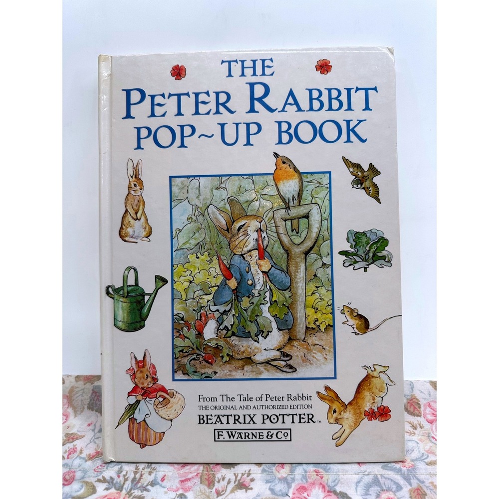 The Peter Rabbit Pop-Up Book Beatrix Potter 1991 F. Warne Hardcover 0723229503